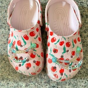 CROCS Pink Cherry Kids Clogs
